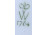 Régi nagyméretű német Wallendorf porcelán gyertyatartó 21.6 cm