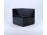 Régi jelzett japán festett virágdíszes három részes lakk doboz 13.3 x 13.3 x 13 cm