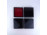 Régi jelzett japán festett virágdíszes három részes lakk doboz 13.3 x 13.3 x 13 cm