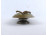 Régi art deco réz tolltartó állvány íróasztali kellék 22.5 x 7.6 cm