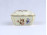 Búzavirágos Zsolnay porcelán bonbonier