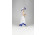 Crown Regal kalapos nő porcelán szobor 24 cm