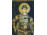 Szent Demeter antik freskó másolat fatáblán 32 x 20 cm 