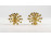 Zirconia Blossom boho-chic pittypang fülbevaló pár ajándékdobozban
