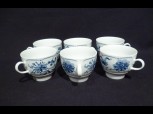 Régi JLMENAU porcelán csésze 6 db