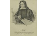 Antik acélmetszet MURILLO