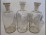 Régi gyógyszerészeti üveg dugójával 3 db